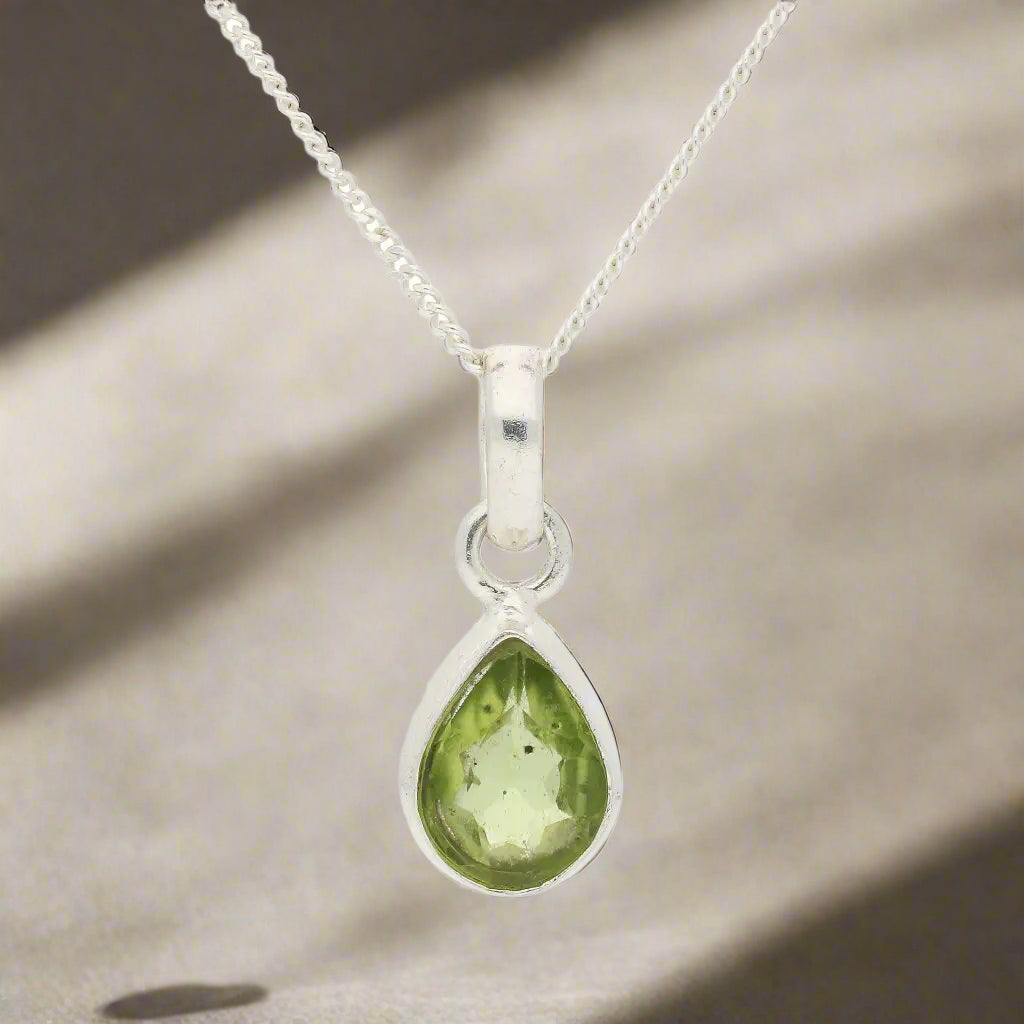 Get your Celestial Drops Peridot Necklace - Stone of Renewal and Growth online now or in store at Forever Gems in Franschhoek, South Africa