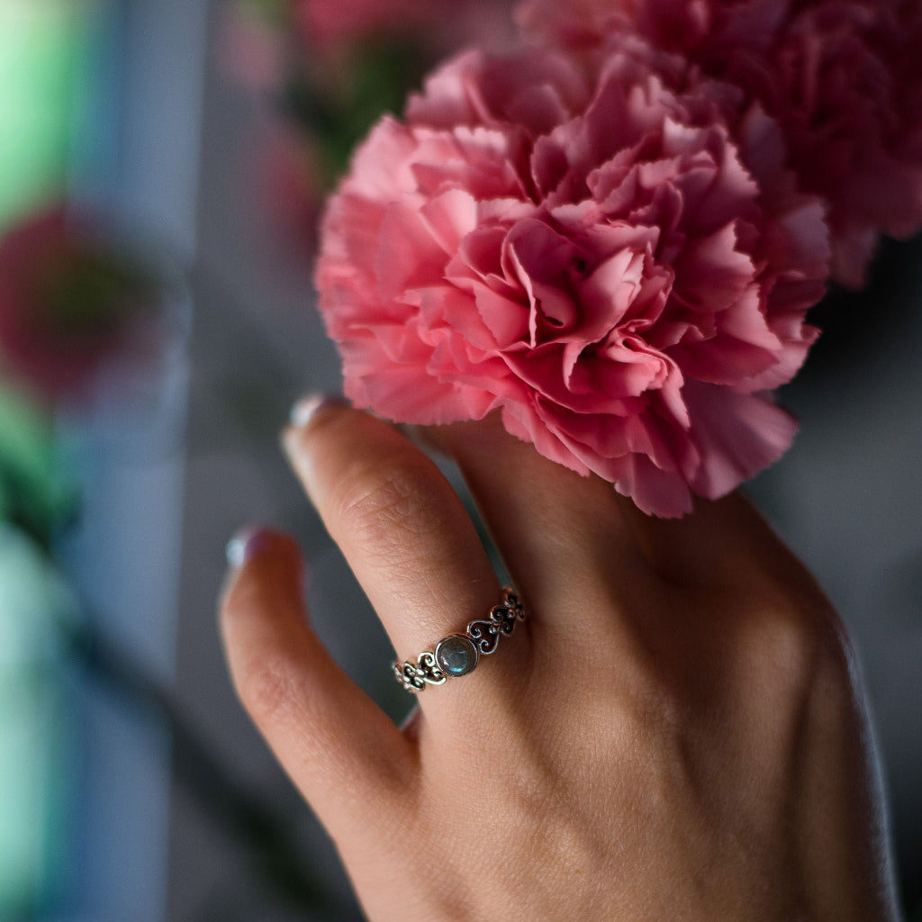 Get your Labradorite Love & Light Heart Ring online now or in store at Forever Gems in Franschhoek, South Africa