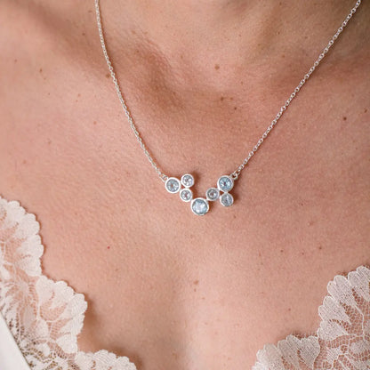Get your Celestial Poise – Heirloom Blue Topaz Sterling Silver Necklace online now or in store at Forever Gems in Franschhoek, South Africa