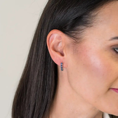 Get your Tanzanite Twilight Bar Stud Earrings Sterling Silver online now or in store at Forever Gems in Franschhoek, South Africa