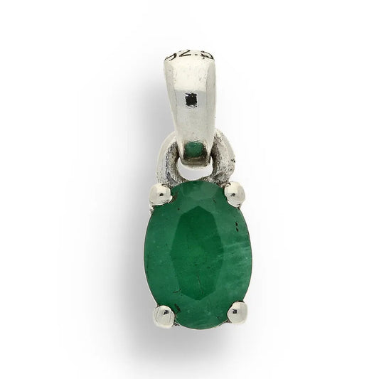 Get your Emerald "Garden of Eden" Sterling Silver Necklace online now or in store at Forever Gems in Franschhoek, South Africa