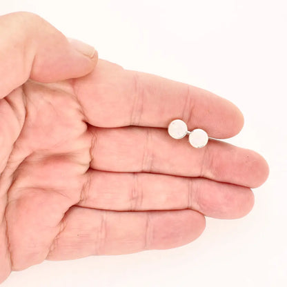 Get your Sterling Silver Rainbow Moonstone Stud Earrings online now or in store at Forever Gems in Franschhoek, South Africa