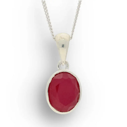 Get your Sterling Silver Ruby Glow Necklace of Passion online now or in store at Forever Gems in Franschhoek, South Africa