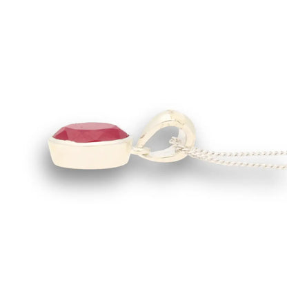 Get your Sterling Silver Ruby Glow Necklace of Passion online now or in store at Forever Gems in Franschhoek, South Africa