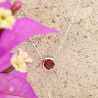 Rosy Dawn Natural Pink Tourmaline Tube Set Slider Necklace