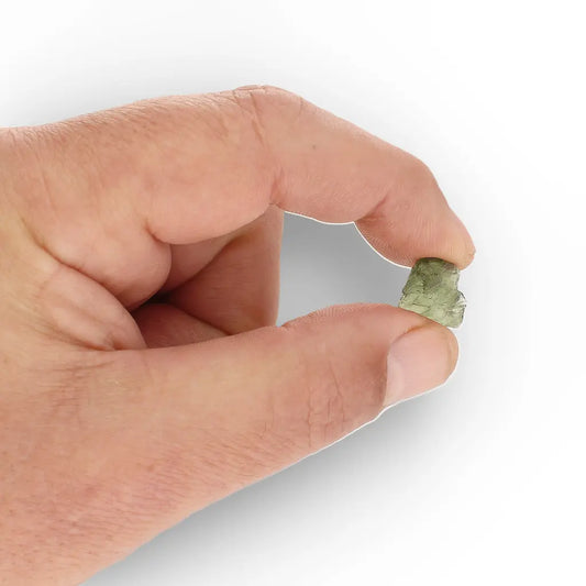 Get your Natural Czech Republic Moldavite Meteorite Impact Tektite (1g) online now or in store at Forever Gems in Franschhoek, South Africa