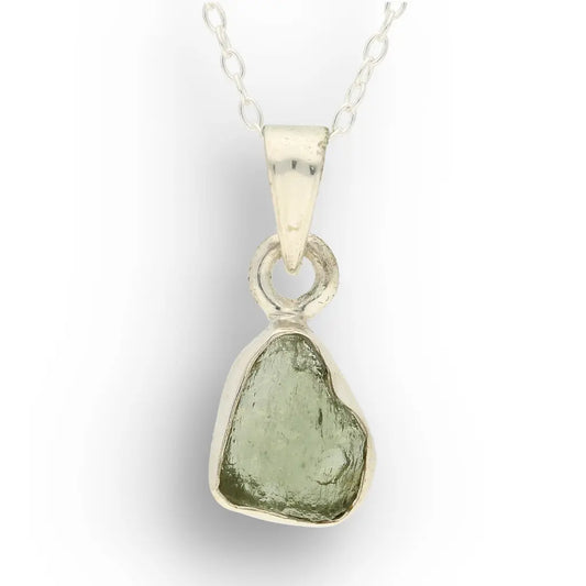 Get your Authentic Moldavite Sterling Silver Transformation Necklace online now or in store at Forever Gems in Franschhoek, South Africa