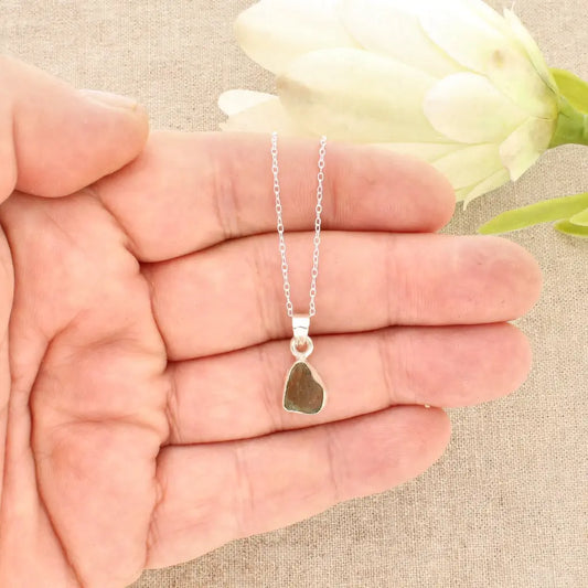Get your Authentic Moldavite Sterling Silver Transformation Necklace online now or in store at Forever Gems in Franschhoek, South Africa