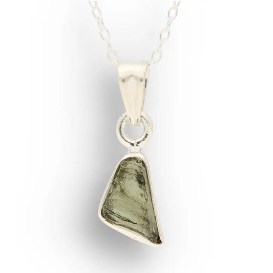 Get your Authentic Moldavite Sterling Silver Transformation Necklace online now or in store at Forever Gems in Franschhoek, South Africa
