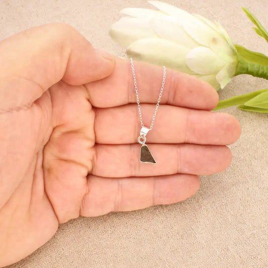 Get your Authentic Moldavite Sterling Silver Transformation Necklace online now or in store at Forever Gems in Franschhoek, South Africa