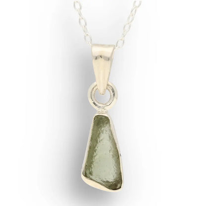 Get your Authentic Moldavite Sterling Silver New Beginnings Necklace online now or in store at Forever Gems in Franschhoek, South Africa