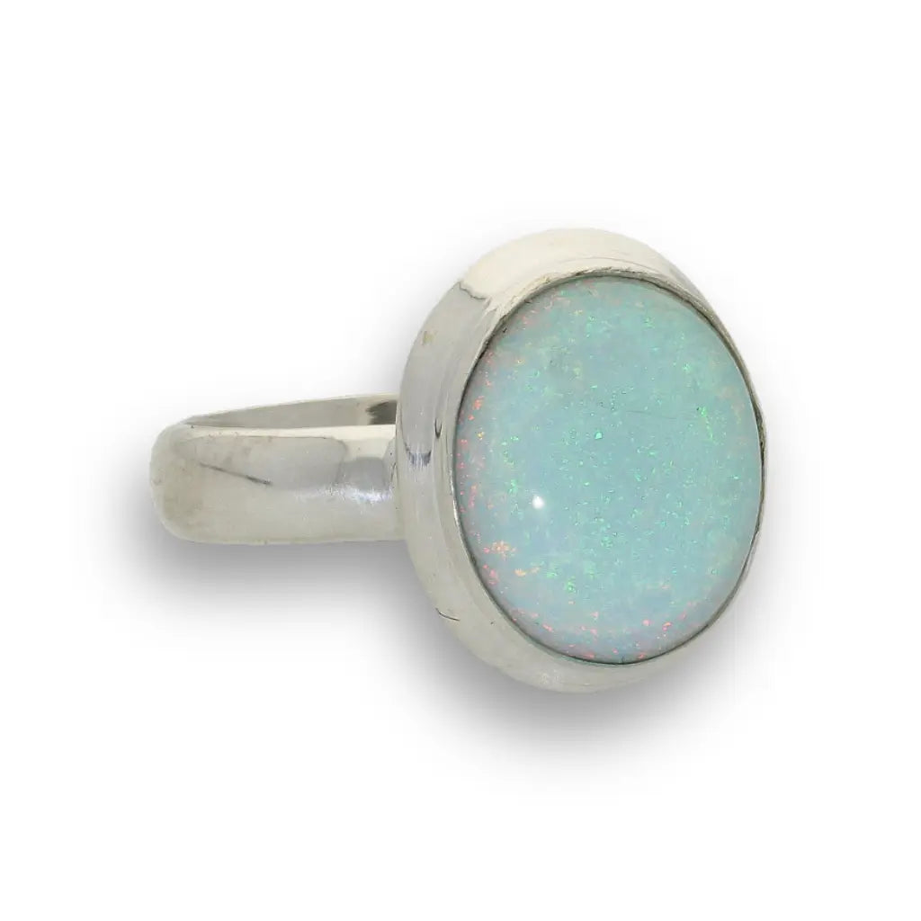 Get your Natural Opal Magic Ring in Elegant Handcrafted Sterling Silver online now or in store at Forever Gems in Franschhoek, South Africa