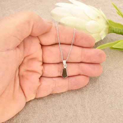 Get your Authentic Moldavite Sterling Silver Transformation Necklace online now or in store at Forever Gems in Franschhoek, South Africa