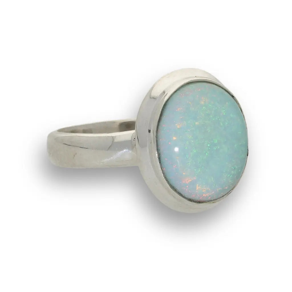 Get your Natural Opal Magic Ring in Elegant Handcrafted Sterling Silver online now or in store at Forever Gems in Franschhoek, South Africa