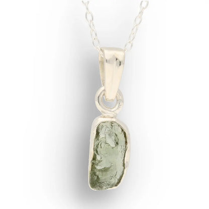 Get your Authentic Moldavite Sterling Silver Transformation Necklace online now or in store at Forever Gems in Franschhoek, South Africa