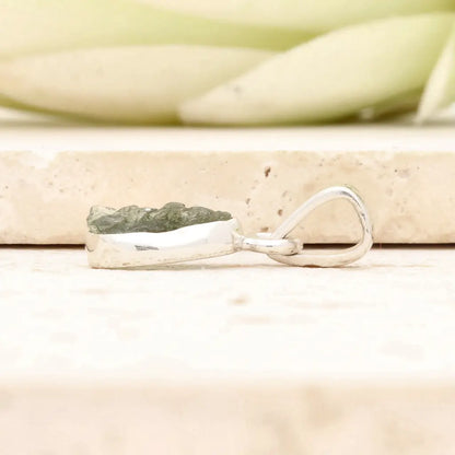 Get your Authentic Moldavite Sterling Silver Transformation Necklace online now or in store at Forever Gems in Franschhoek, South Africa
