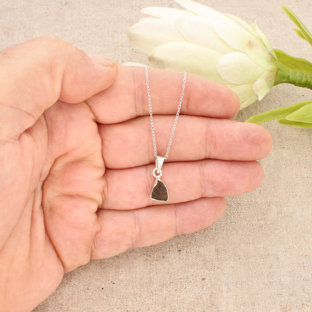 Get your Authentic Moldavite Sterling Silver Transformation Necklace online now or in store at Forever Gems in Franschhoek, South Africa