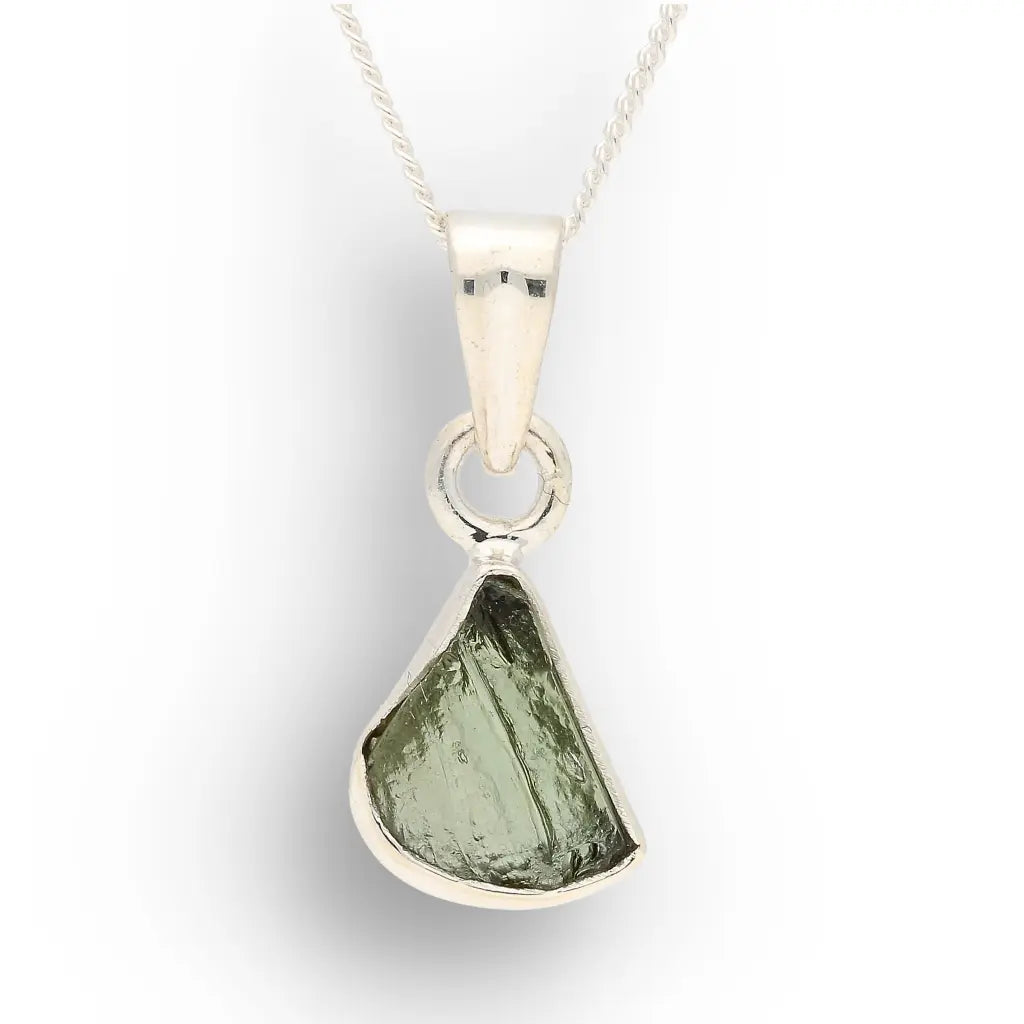 Authentic Moldavite Cosmic Origins Necklace
