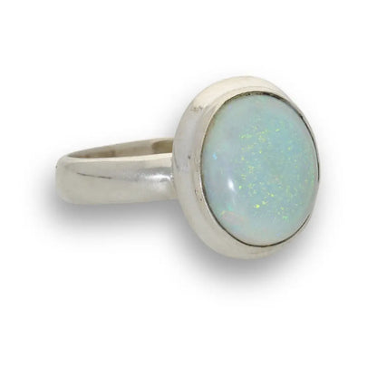 Get your Natural Opal Magic Ring in Elegant Handcrafted Sterling Silver online now or in store at Forever Gems in Franschhoek, South Africa