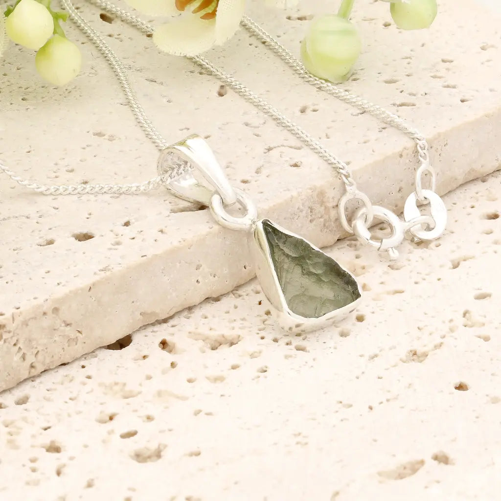 Authentic Moldavite Transformation Journey Necklace