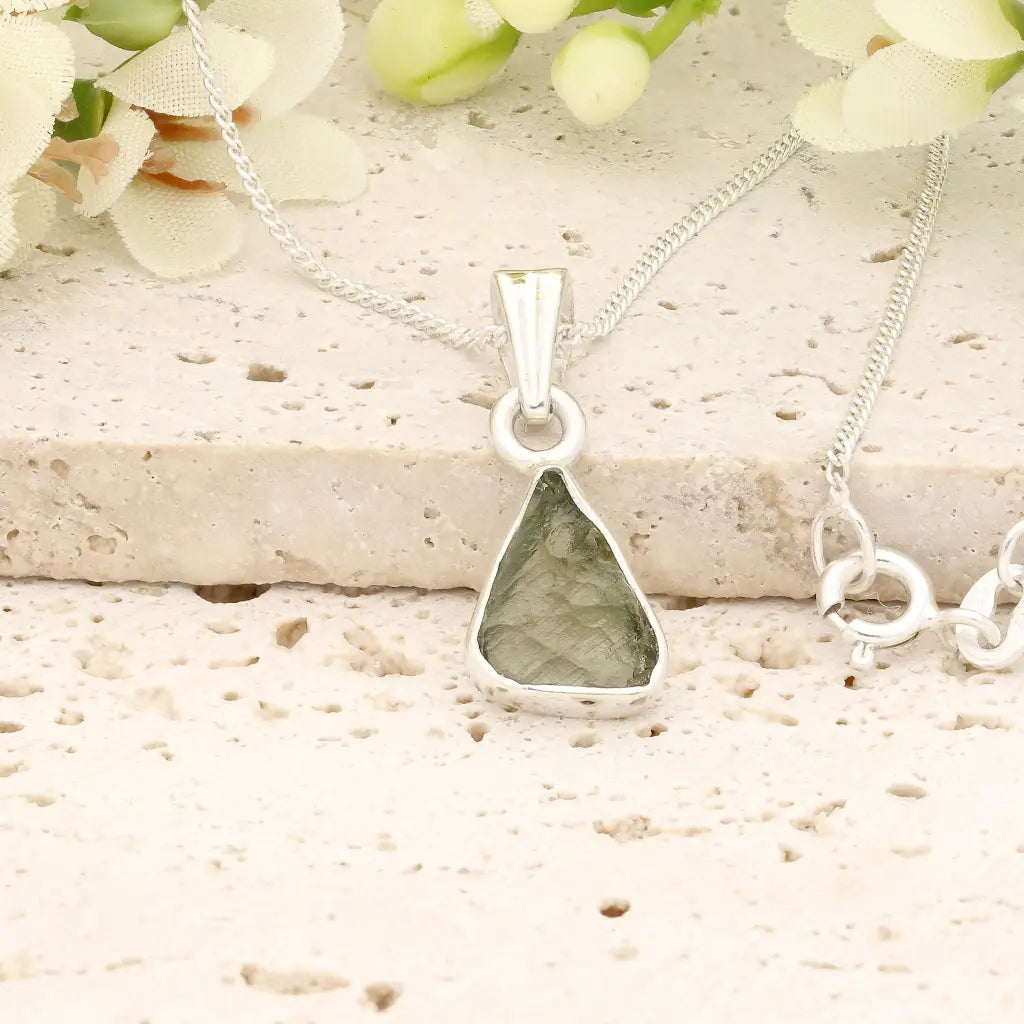 Authentic Moldavite Transformation Journey Necklace
