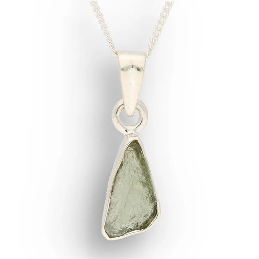 Authentic Cosmic Transformation Moldavite Necklace