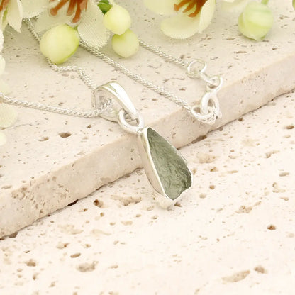 Authentic Cosmic Transformation Moldavite Necklace