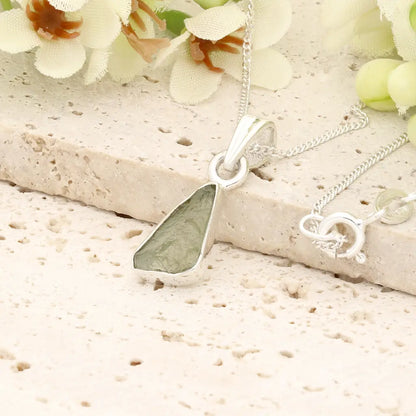 Authentic Cosmic Transformation Moldavite Necklace