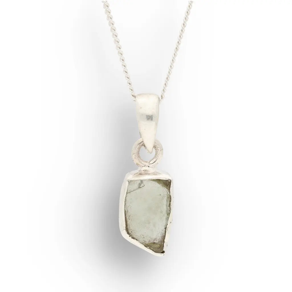 Get your Authentic Sterling Silver Moldavite Necklace online now or in store at Forever Gems in Franschhoek, South Africa