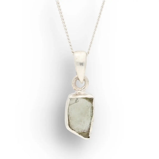 Get your Authentic Sterling Silver Moldavite Necklace online now or in store at Forever Gems in Franschhoek, South Africa
