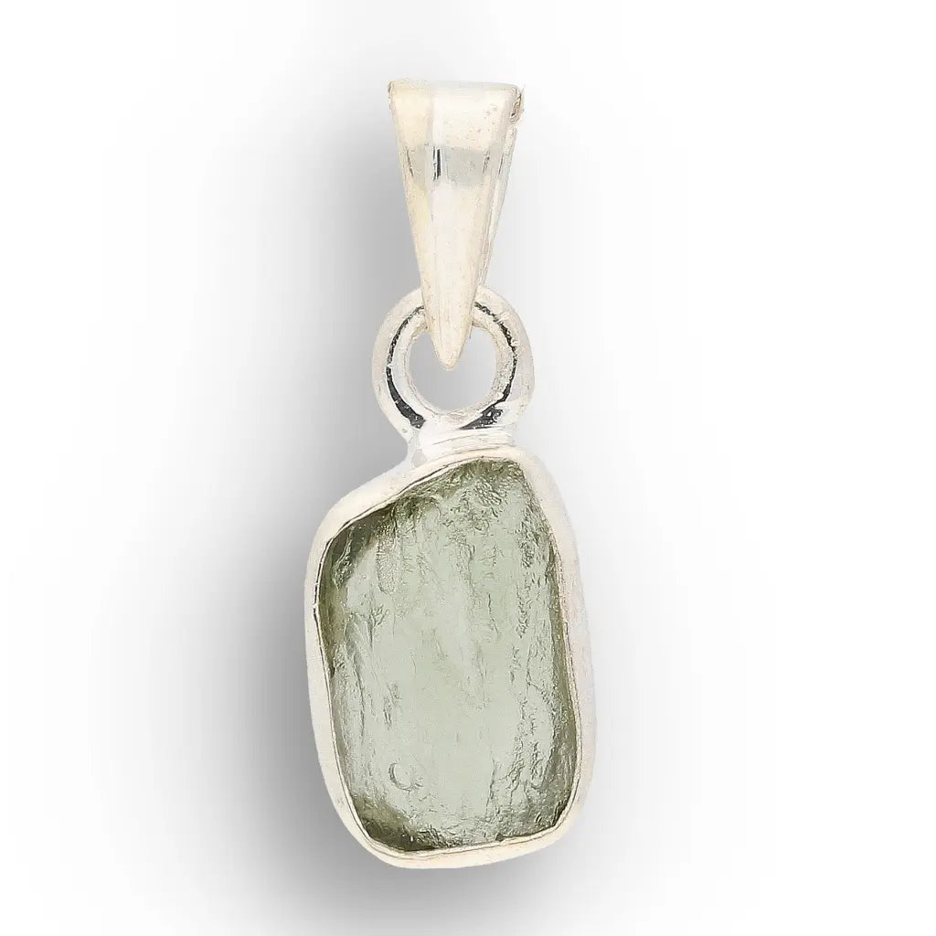Genuine Raw Moldavite Necklace