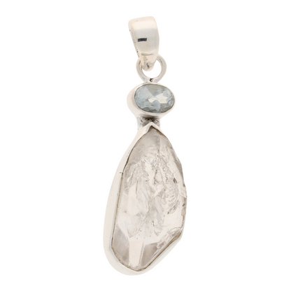 Buy your Earth & Sky: Herkimer & Blue Topaz Necklace online now or in store at Forever Gems in Franschhoek, South Africa