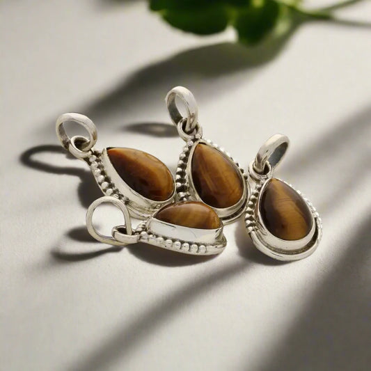 Buy your Tigers Eye Sterling Silver Necklace online now or in store at Forever Gems in Franschhoek, South Africa