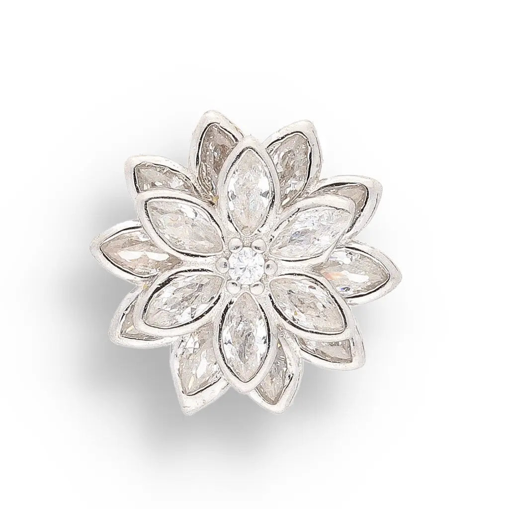 Get your Delicate Marquise-Cut Clear Cubic Zirconia Flower Necklace online now or in store at Forever Gems in Franschhoek, South Africa