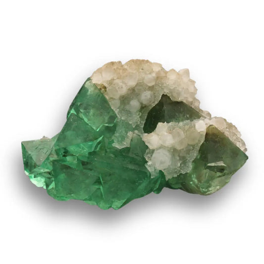 Buy your Riemvasmaak Fluorite with Quartz Crystals online now or in store at Forever Gems in Franschhoek, South Africa