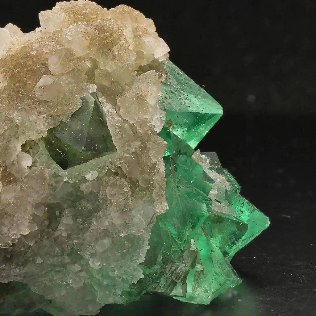 Buy your Riemvasmaak Fluorite with Quartz Crystals online now or in store at Forever Gems in Franschhoek, South Africa
