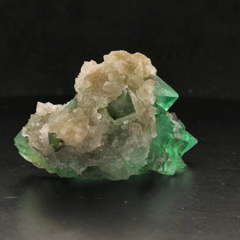 Buy your Riemvasmaak Fluorite with Quartz Crystals online now or in store at Forever Gems in Franschhoek, South Africa