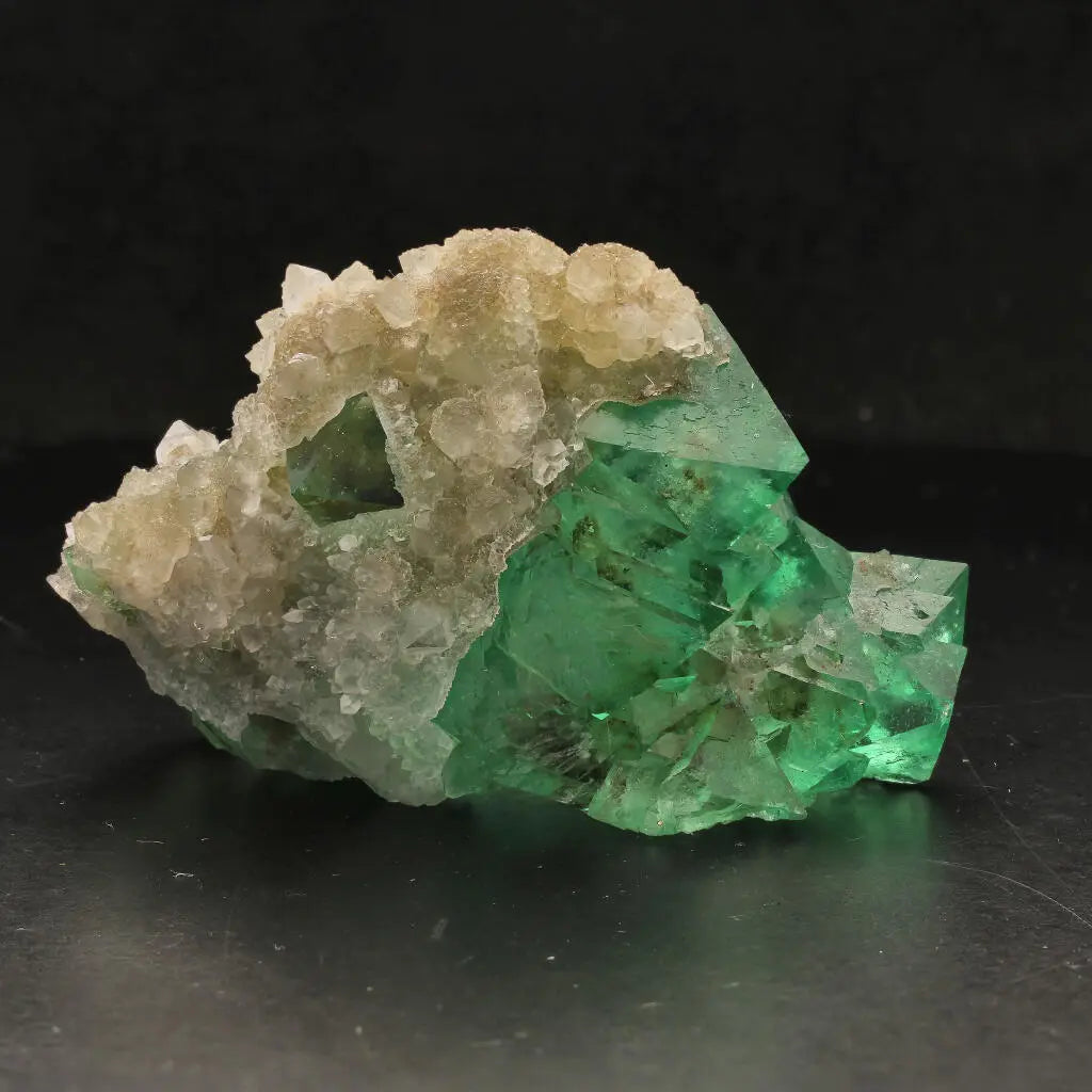 Buy your Riemvasmaak Fluorite with Quartz Crystals online now or in store at Forever Gems in Franschhoek, South Africa