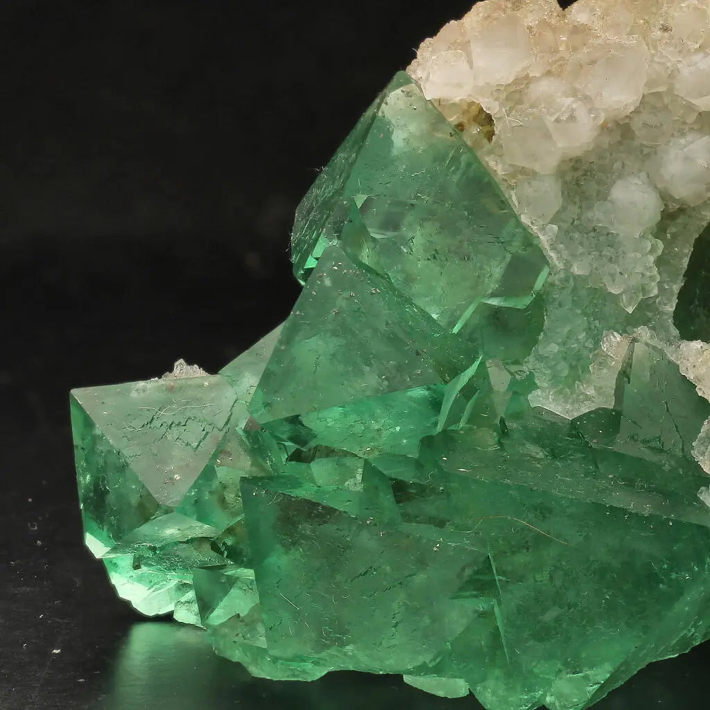 Buy your Riemvasmaak Fluorite with Quartz Crystals online now or in store at Forever Gems in Franschhoek, South Africa