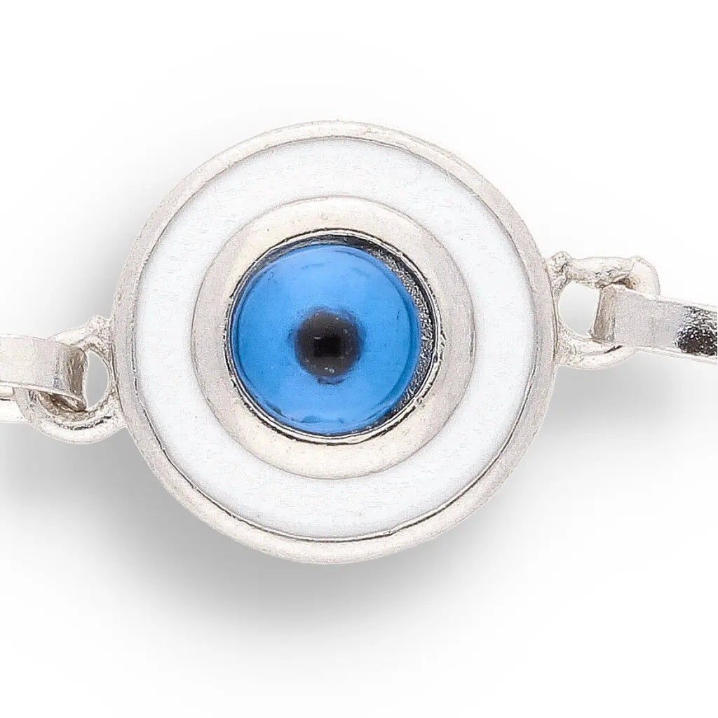 Get your Protective Evil Eye & Sterling Silver Chain Bracelet online now or in store at Forever Gems in Franschhoek, South Africa