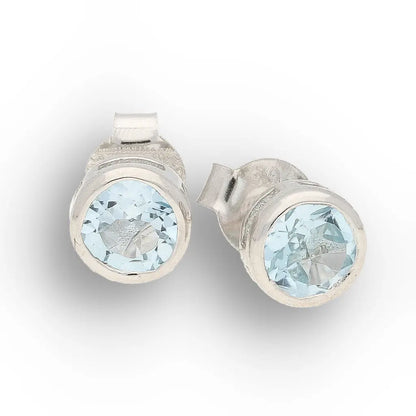 Get your Natural London Blue Topaz Stud Earrings - 925 Sterling Silver (Copy) online now or in store at Forever Gems in Franschhoek, South Africa