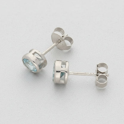 Get your Natural London Blue Topaz Stud Earrings - 925 Sterling Silver (Copy) online now or in store at Forever Gems in Franschhoek, South Africa