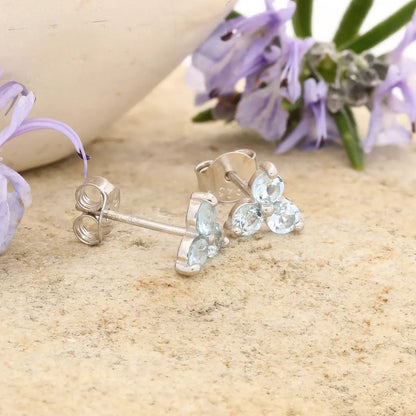 Get your Natural London Blue Topaz Stud Earrings - 925 Sterling Silver (Copy) (Copy) online now or in store at Forever Gems in Franschhoek, South Africa