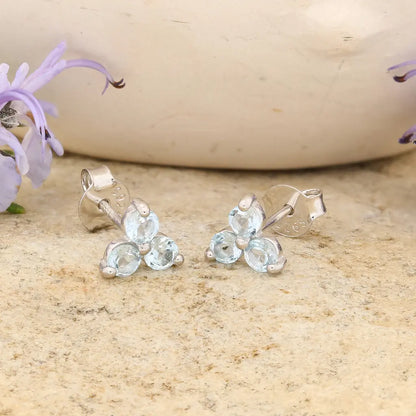 Get your Natural London Blue Topaz Stud Earrings - 925 Sterling Silver (Copy) (Copy) online now or in store at Forever Gems in Franschhoek, South Africa