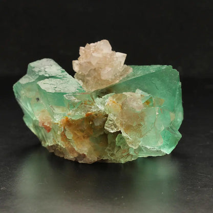 Buy your Exceptional Green Octahedral Fluorite Cluster with Quartz online now or in store at Forever Gems in Franschhoek, South Africa