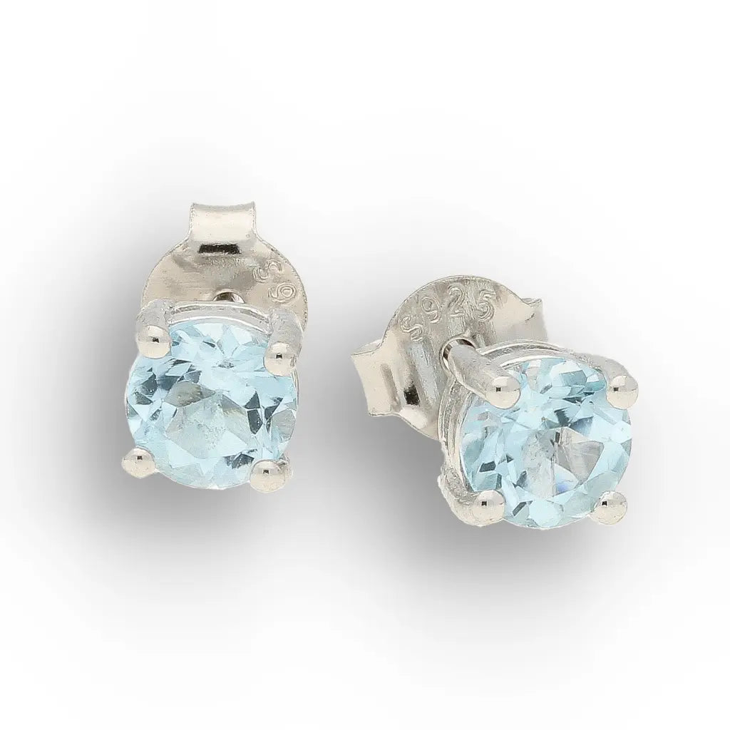 Get your Natural London Blue Topaz Stud Earrings - 925 Sterling Silver (Copy) (Copy) (Copy) online now or in store at Forever Gems in Franschhoek, South Africa