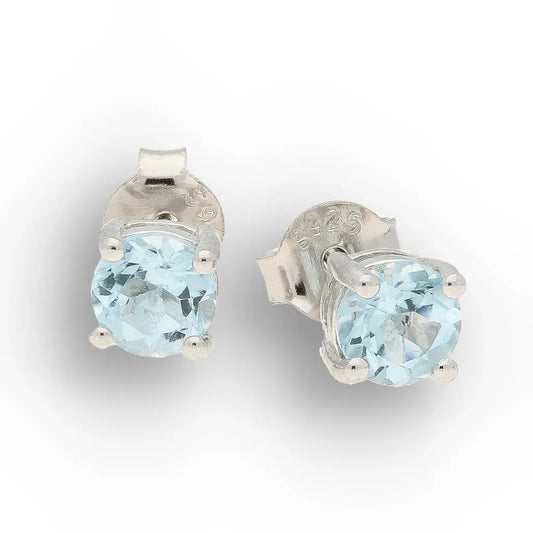 Get your Natural London Blue Topaz Stud Earrings - 925 Sterling Silver (Copy) (Copy) (Copy) online now or in store at Forever Gems in Franschhoek, South Africa