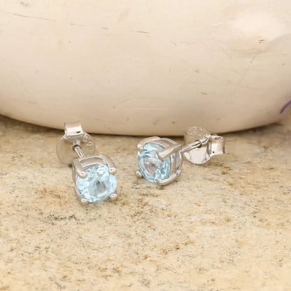 Get your Natural London Blue Topaz Stud Earrings - 925 Sterling Silver (Copy) (Copy) (Copy) online now or in store at Forever Gems in Franschhoek, South Africa