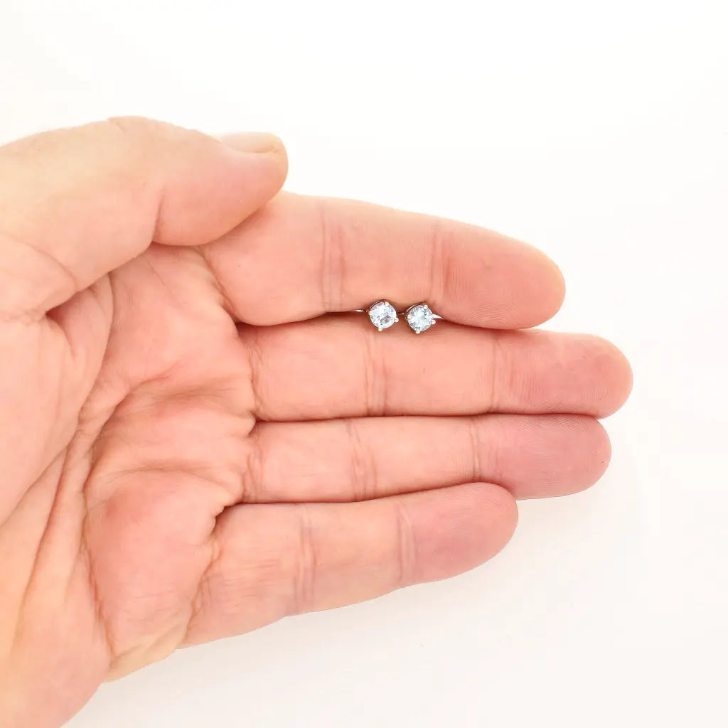 Get your Natural London Blue Topaz Stud Earrings - 925 Sterling Silver (Copy) (Copy) (Copy) online now or in store at Forever Gems in Franschhoek, South Africa