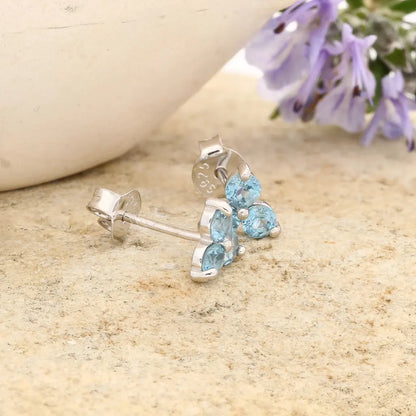 Get your Natural London Blue Topaz Stud Earrings - 925 Sterling Silver (Copy) (Copy) (Copy) (Copy) online now or in store at Forever Gems in Franschhoek, South Africa